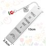 Cadeau Maîtresse d’École Marque Page avec Boîte “Merci de m'avoir aidé à grandir” Signet pour Remerciement Enseignant Fin d'anné
