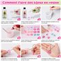 JIDJIX 400ml Kit Resine Epoxy Transparente Complet Débutant avec Moule, Colorant, Paillettes, pour Fabrication de Bijoux, Boucle