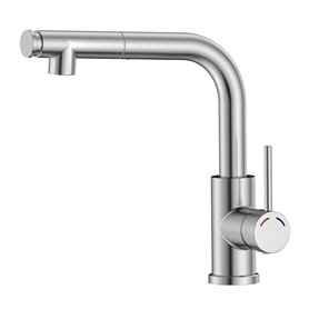 SREWOHS PRO Mitigeur Robinet Cuisine - Robinetterie Evier Escamotable avec Douchette,Pivotant à 360,Deux Types de Jet d'eau,Acie SREWOHS PRO Mitigeur Robinet Cuisine - Robinetterie Evier Escamotable avec Douchette