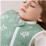 Duomiaomiao Gigoteuse avec pieds, 100 % coton, 1,5 tog, pour toute l'année, pour garçons et filles