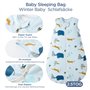 5 - 18 à 36 mois - 100 % coton - Couverture portable pour nouveau-né