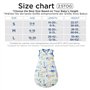 Duomiaomiao Gigoteuse d'hiver pour bébé de 0 à 6 mois, 100 % coton, couverture portable pour nouveau-né, dinosaure