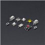 The Lord of the Tools 250pcs Kit d'assortiment Tactile Micro Momentané avec Interrupteur à Bouton-Poussoir Tactile avec Boîte en