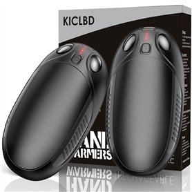 Chauffe-Mains Rechargeable USB - 2 Packs Avec 3 Modes de Chauffage Réglables - Cadeaux Pour Raynauds