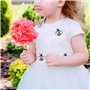 be in your mind 30PCS Abeille Fer sur Patchs Mignon Mini Brodé Coudre Fer sur Patchs pour Vêtements Chapeaux Sacs à Dos Jeans Ré
