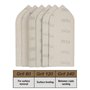 ROLLINGDOG Lot de 7 ponceuses de détail – Ponceuse manuelle de 19,6 x 7,6 cm avec 6 papiers abrasifs pour cloison sèche, bois et