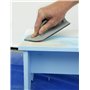 ROLLINGDOG Lot de 7 ponceuses de détail – Ponceuse manuelle de 19,6 x 7,6 cm avec 6 papiers abrasifs pour cloison sèche, bois et