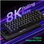 clavier de jeu filaire RVB 60 % avec commuta