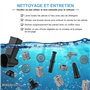 Nictemaw Hachoir à viande électrique 2-en-1, Coupe-légumes multifonctionnelle en acier inoxydable avec des accessoires pour bisc