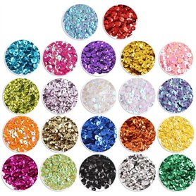 JOFONY Lot de 9460 paillettes à bricoler