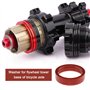 Create idea 10pcs Rondelles de Moyeu de Volant de Vélo Cassette de Vitesse Remplacement Entretoises de Vélo Rondelles de Pédalie