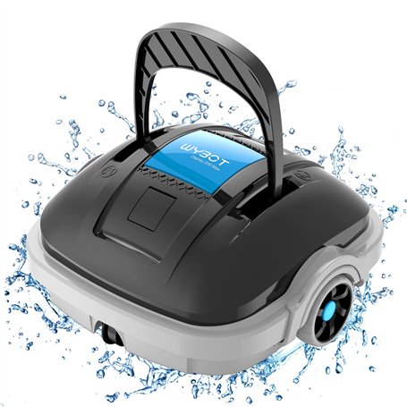 Robot Piscine sans Fil pour Piscine Hors Sol Jusqu'à 80m²