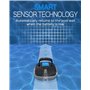 Robot Piscine sans Fil pour Piscine Hors Sol Jusqu'à 80m², Double Filtration et Stationnement Automatique | Double Motorisation 