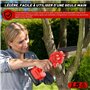 Mini Tronconneuse a Batterie Tronçonneuse - 800W Coupe Branche Électrique Scie Sans Fil petite Elageuse Chainsaw 6 Pouces avec 2