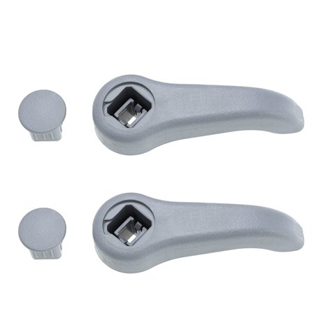 2pcs Poignées de Levier de Réglage de Siège 7701209658 7701470827 Compatible avec Renault Clio II 1998-2008/ Twingo 1993-2007 Aj