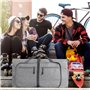 AiQInu Sac de Voyage Pliable 65L, 600D Sacs de Voyage avec Compartiment à Chaussures, Imperméable Sac Voyage Femme Homme Sac de 