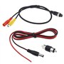 Câble femelle à 4 broches vers RCA avec adaptateur RCA mâle vers fiche et câble d'alimentation de 5