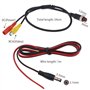 Câble femelle à 4 broches vers RCA avec adaptateur RCA mâle vers fiche et câble d'alimentation de 5,5 x 2,1 mm pour signaux audi