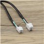 Be In Your Mind 2pcs Adaptateur de Câble d'extension USB de Voiture Connecteur 4 et 6 Broches 76cm Compatible avec Android l'aut