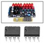 Create idea OPA2134PA Lot de 4 amplificateurs opérationnels 8 broches pour intégrateurs Crossover Networks Multimédia Audio 20 V