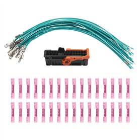 Create idea 1 Set Kit de Réparation Connecteur de Prise de Métier à Tisser de Faisceau Câblage de Porte de Voiture 1K0937702C 28