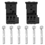 Create idea Lot de 2 connecteurs de faisceau de câbles de voiture à 3 broches A0295455528 - Connecteur électrique étanche avec b