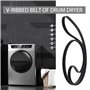 Create idea Courroie Nervurée en V 00650499 Compatible avec Bosch Compatible avec Siemens Sèche-linge IQ100 IQ300 IQ500 IQ700 IQ