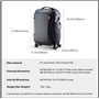 PGYTECH Sac à Dos à Roulettes 2 en 1 pour Appareil Photo Reflex Numérique/SLR/Trépied de Voyage, Bagage à Roulettes avec et Hous