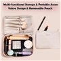 Romon 2 Pièces Trousses de Toilette Femme, Grande Capacité Trousse Maquillage Voyage Imperméable, Portable Trousse Maquillage Fe