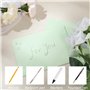Romon Enveloppes, 50 Pièces Papier Kraft Enveloppes 120 g/m² Mini Enveloppes Couleur Petite Élégantes Carte Enveloppe Mariage po