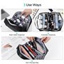 Romon Sac de Rangement Câble, Sac Électronique Tech Pouch Électronique Pochette Câble de Voyage, Sac Trousse Portable Organisate