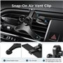 Romon Support Téléphone Voiture, Porte Telephone Voiture Tableau de Bord, Accroche Pose Socles pour Automobile, Rotation 360° Po