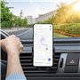 Romon Support Téléphone Voiture, Porte Telephone Voiture Tableau de Bord, Accroche Pose Socles pour Automobile, Rotation 360° Po