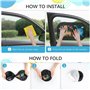 Romon Auto Baby avec Protection UV, Pare-Soleil de fenêtre latérale de Voiture, Pare-Soleil de fenêtre de Voiture pour Enfants 5