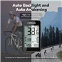 CYCPLUS ANT+ Ordinateur de vélo sans fil avec Bluetooth, écran LCD de 2,8", batterie de plus de 100 heures, compteur de vitesse 