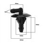 The Lord of the Tools Lot de 2pcs Connecteur de Tuyau de Lave-Glace d'essuie-Glace Avant de Voiture A6318690024 Compatible avec 