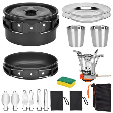 Queta Kit d'ustensiles de Cuisine de Camping