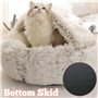 Queta Lit pour Chats et Chiens. Panier Chaud Semi-fermé pour Animaux de Compagnie. Nid antidérapant Confortable de la Maison pou