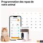 Distributeur de croquettes connecté + Caméra connectée IMOU