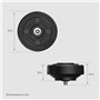 TUSITA Amortisseur de Vibrations pour Moto Compatible avec Quad Lock Support