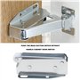 Be In Your Mind Lot de 2pcs Loquets à Ressort Automatiques pour Ouvrir les Portes de Loft de Cuisine/Chambre/Salon/Armoires AC T