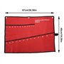Be In Your Mind Sac à outils multi-poches 25 poches Sac de rangement pour outils de quincaillerie Clé à molette Sac de rangement