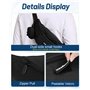 MOCOCITO Grande Banane Homme & Femme, Sac Banane Pour Randonnée - Poche Imperméable, Housse de Pluie Intégrée, Sangle Réglable 1