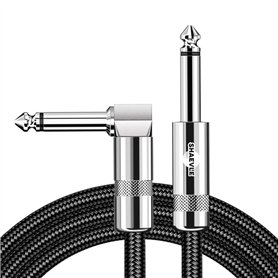 Shaevle Câble de guitare de 3 m pour guitare