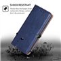 LINER Housse Folio en Cuir pour Oppo Reno 4 Pro 5G (Reno4 Pro) Coque, Premium PU/TPU Flip Étui Portefeuille avec Fentes pour Car
