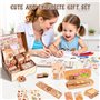 Trousse Capybara Kawaii Papeterie Set: Ensemble avec Crayons Autocollants Taille Crayon - Coffret Cadeau Enfants