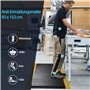 tonchean Tapis anti-fatigue 92 x 152 cm - Tapis de travail ergonomique en mousse PVC - Pour banc de garage - Noir et jaune