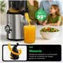 Linterngo Extracteur de Jus de Fruits et Légumes, Facile à Nettoyer Juicer Machine, 2L Centrifugeuse Fruits et Legumes, Extracte