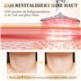 Massage facial chaud