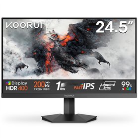 KOORUI G2511P Ecran PC Gamer 25 Pouces - 200Hz IPS FHD 1080P Ecran Gaming